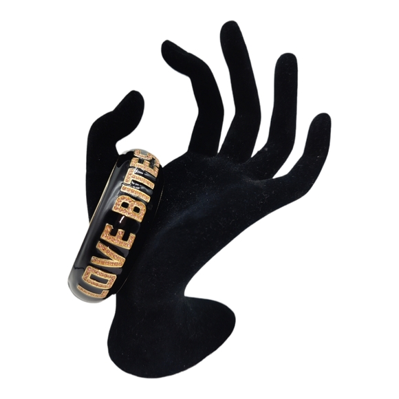 Betsey Johnson Jewelry - SOLD LOVE BITES BETSEY JOHNSON Spring Cuff Statement Bracelet